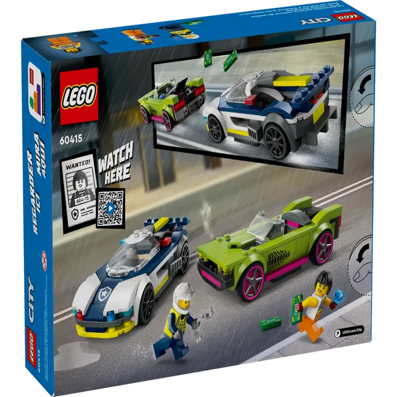 Lego 60415 City Police Car And Muscle Car Chase (213 Pieces)-Construction-LEGO-Toycra