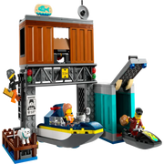 Lego 60417 City Police Speedboat And Crooks' Hideout (311 Pieces)