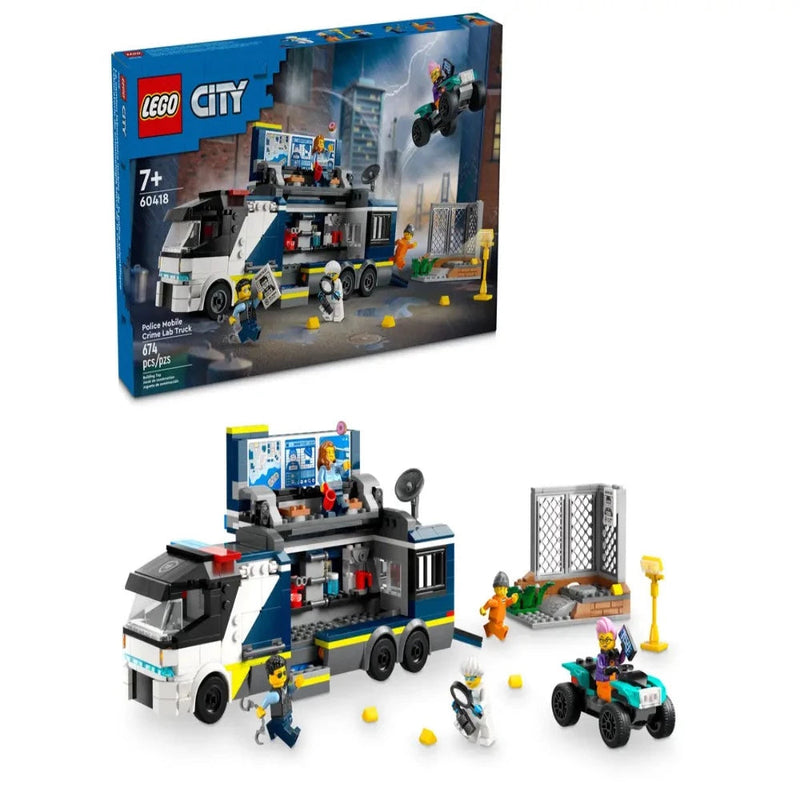 Lego 60418 City Police Mobile Crime Lab Truck (674 Pieces)
