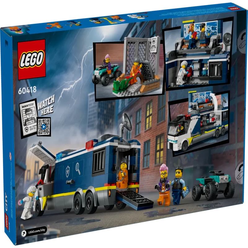 Lego 60418 City Police Mobile Crime Lab Truck (674 Pieces)