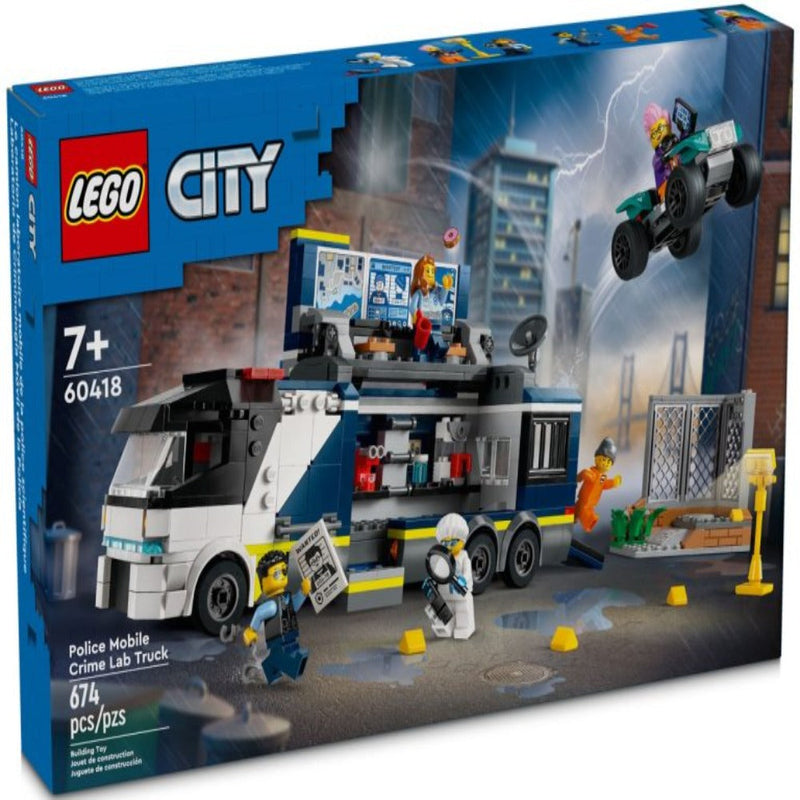 Lego 60418 City Police Mobile Crime Lab Truck (674 Pieces)
