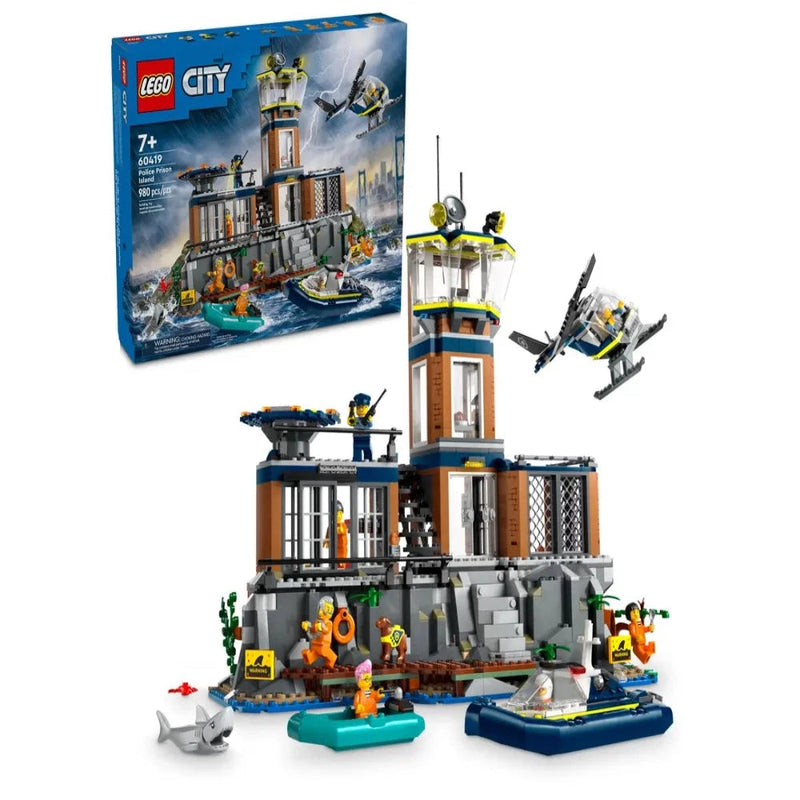 Lego 60419 City Police Prison Island (980 Pieces)-Construction-LEGO-Toycra