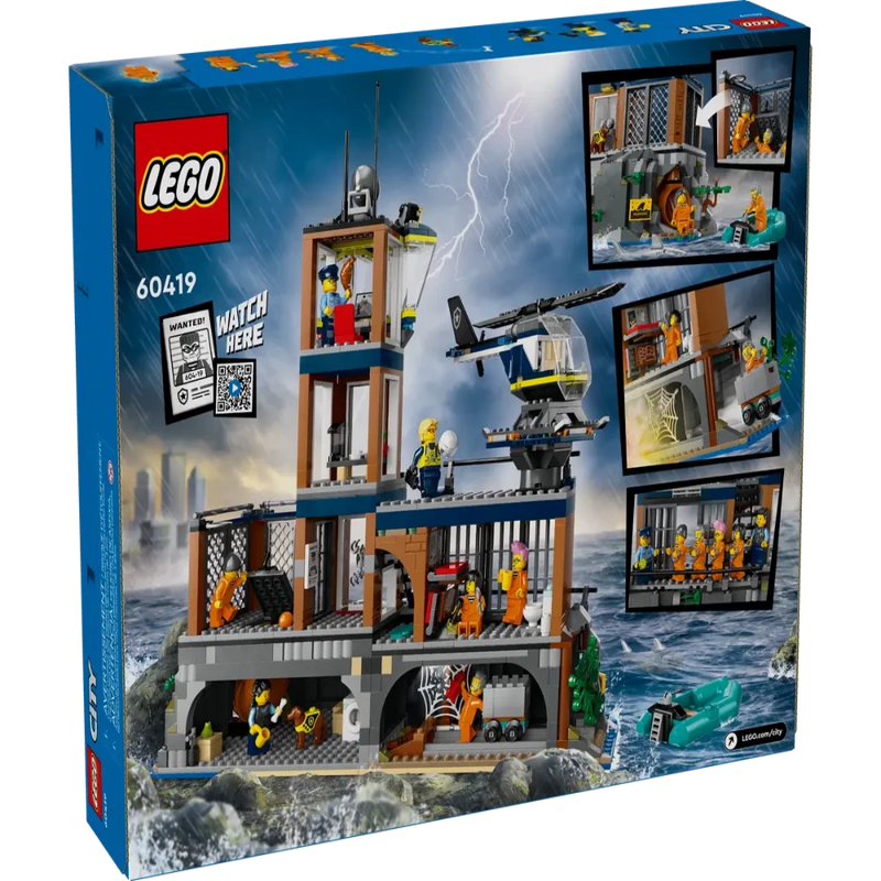 Lego 60419 City Police Prison Island (980 Pieces)-Construction-LEGO-Toycra