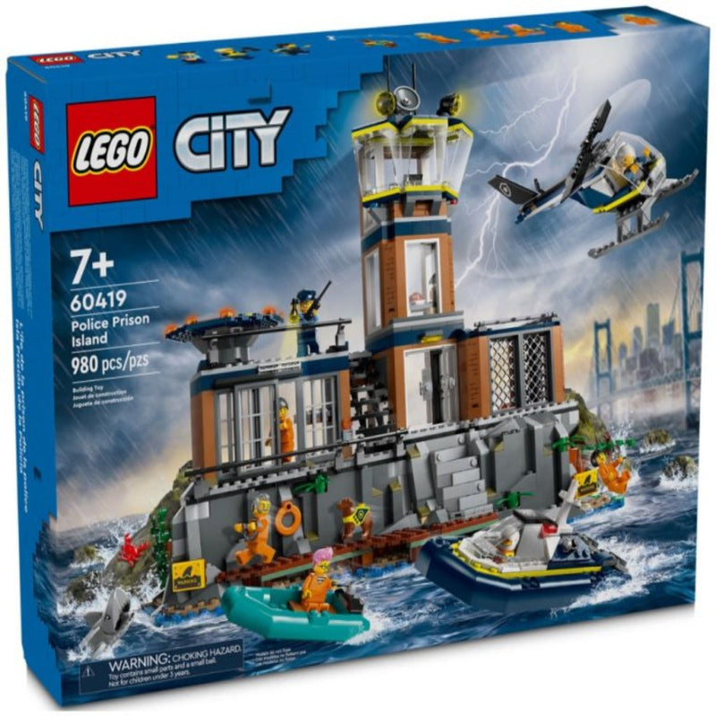 Lego 60419 City Police Prison Island (980 Pieces)-Construction-LEGO-Toycra