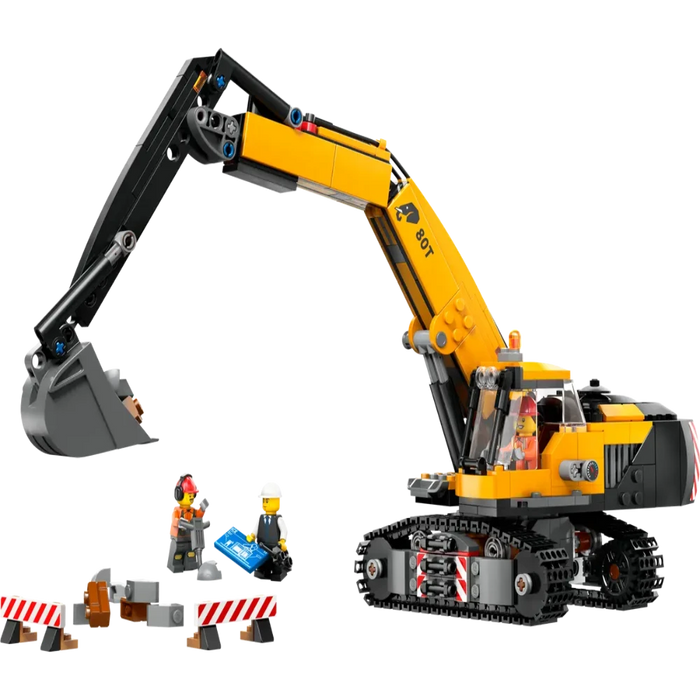 Lego 60420 City Yellow Construction Excavator (633 Pieces)-Construction-LEGO-Toycra