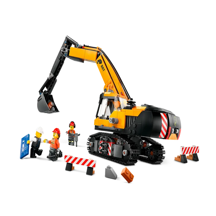 Lego 60420 City Yellow Construction Excavator (633 Pieces)-Construction-LEGO-Toycra