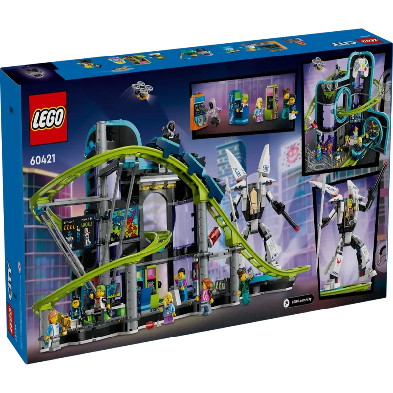 Lego 60421 City Robot World Roller-Coaster Park (986 Pieces)-Construction-LEGO-Toycra
