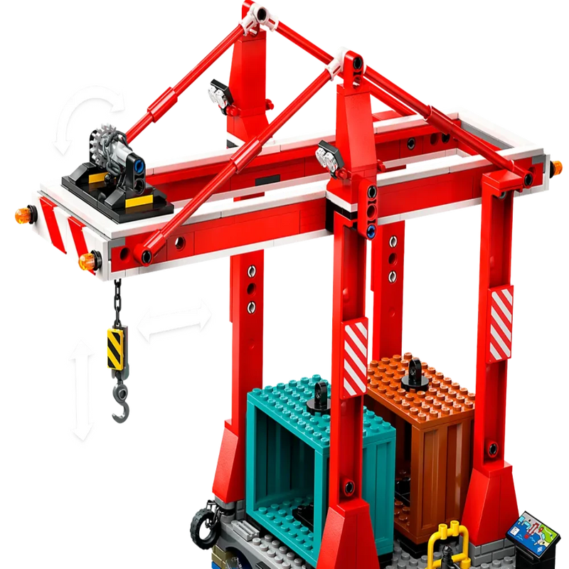 Lego 60422 City Seaside Harbor with Cargo Ship (1226 Pieces)