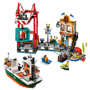 Lego 60422 City Seaside Harbor with Cargo Ship (1226 Pieces)