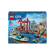 Lego 60422 City Seaside Harbor with Cargo Ship (1226 Pieces)