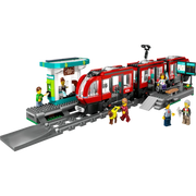 Lego 60423 City Downtown Streetcar And Station (811 Pieces)