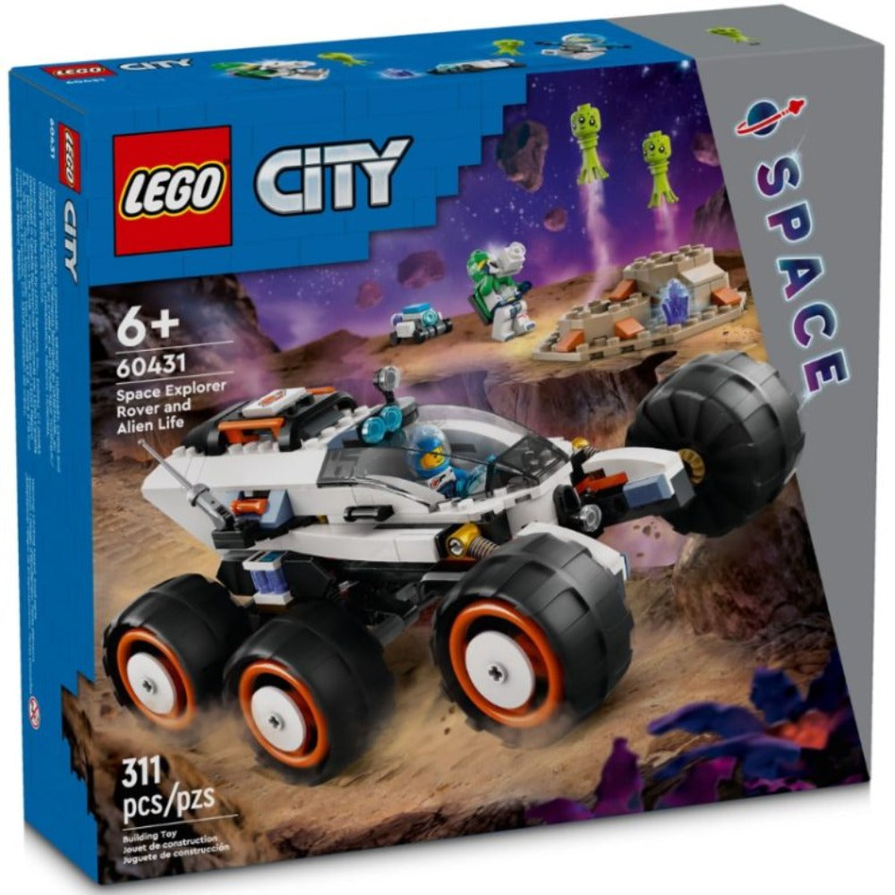 Lego 60431 City Space Explorer Rover And Alien Life (311 Pieces)