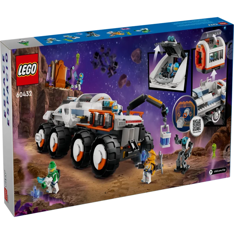 Lego 60432 City Command Rover And Crane Loader (758 Pieces)