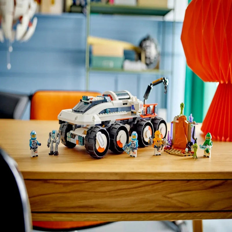 Lego 60432 City Command Rover And Crane Loader (758 Pieces)