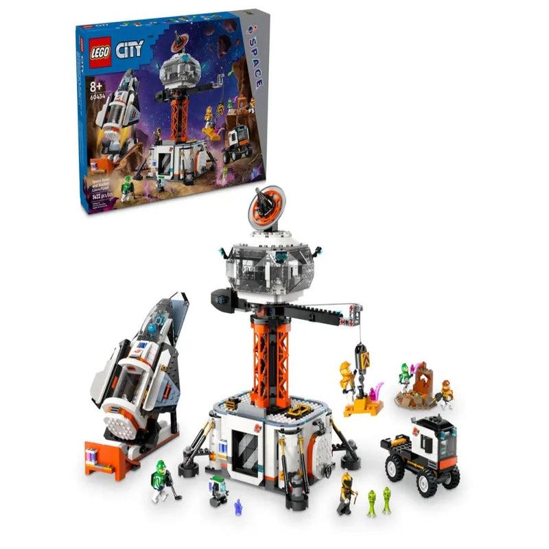 Lego 60434 City Space Base And Rocket Launchpad (1422 Pieces)