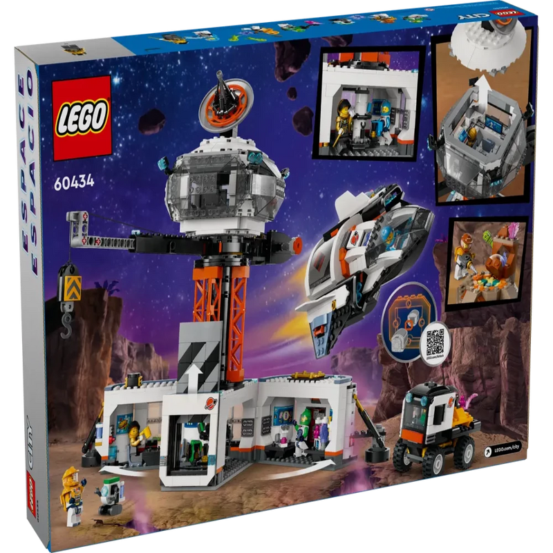 Lego 60434 City Space Base And Rocket Launchpad (1422 Pieces)