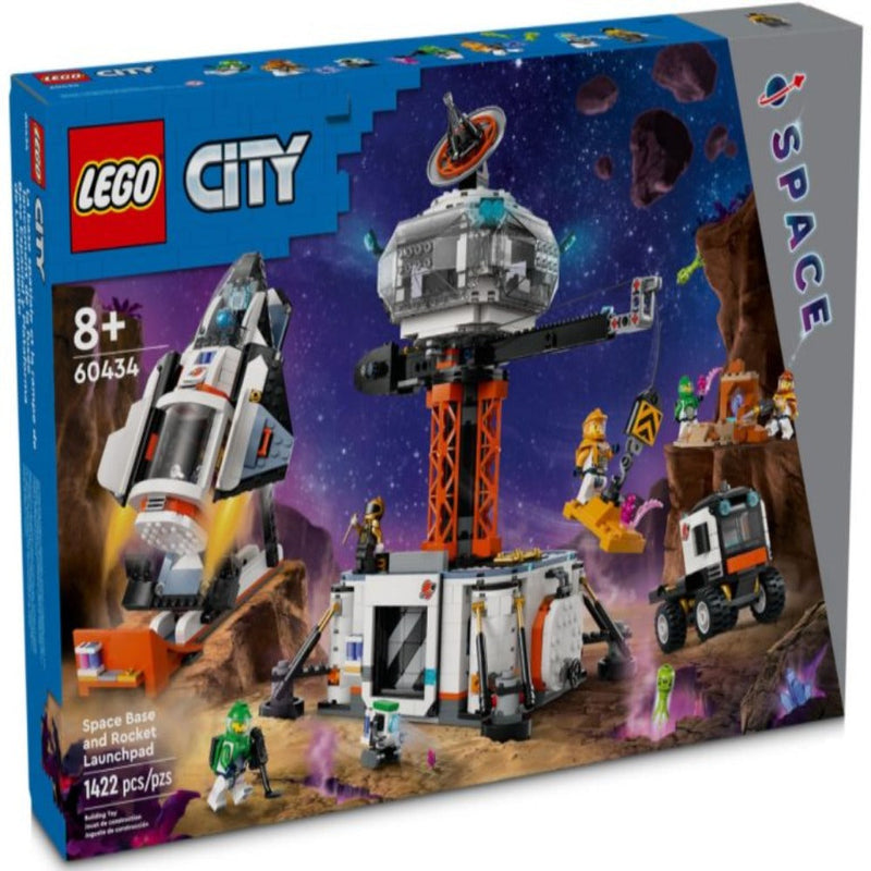 Lego 60434 City Space Base And Rocket Launchpad (1422 Pieces)