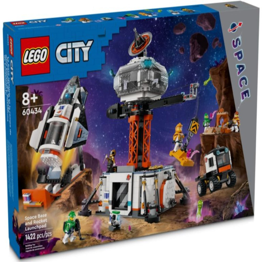 Lego 60434 City Space Base And Rocket Launchpad (1422 Pieces) — Toycra
