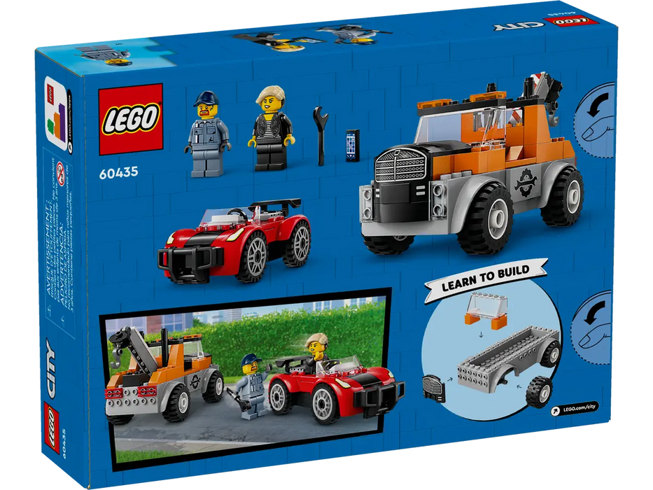 Lego 60435 City Tow Truck And Sports Car Repair (101 Pieces)-Construction-LEGO-Toycra