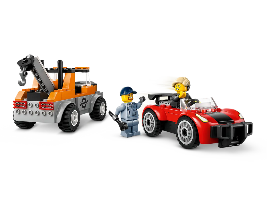 Lego 60435 City Tow Truck And Sports Car Repair 101 Pieces Toycra