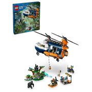 Lego 60437 City Jungle Explorer Helicopter At Base Camp (881 Pieces)