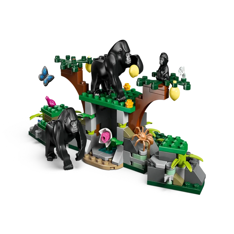 Lego 60437 City Jungle Explorer Helicopter At Base Camp (881 Pieces)