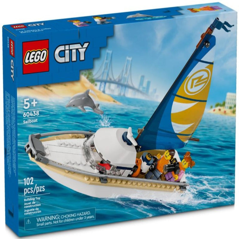 Lego 60438 City Sailboat (102 Pieces)-Construction-LEGO-Toycra