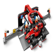 Lego 60443 City F1 Pit Stop & Pit Crew With Ferrari Car (322 Pieces)