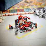 Lego 60443 City F1 Pit Stop & Pit Crew With Ferrari Car (322 Pieces)