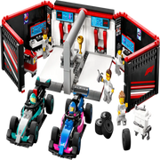 Lego 60444 City F1 Garage & Mercedes-AMG & Alpine Cars (678 Pieces)