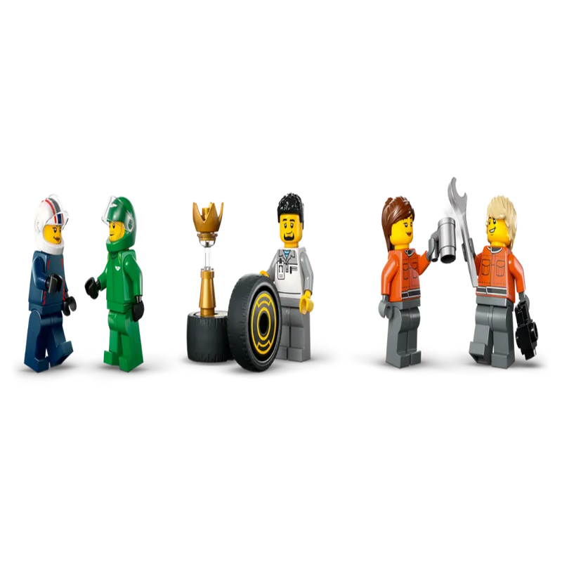 Lego 60445 City F1 Truck with RB20 & AMR24 F1 Cars (1086 Pieces)-Construction-LEGO-Toycra