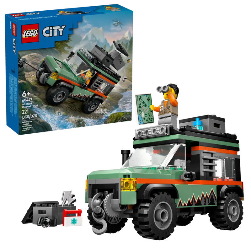 Lego 60447 City Off-Road 4x4 Mountain Truck (221 Pieces)