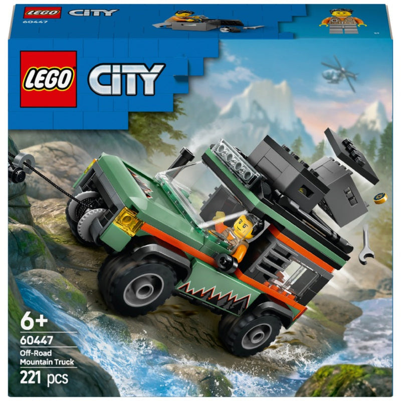 Lego 60447 City Off-Road 4x4 Mountain Truck (221 Pieces)
