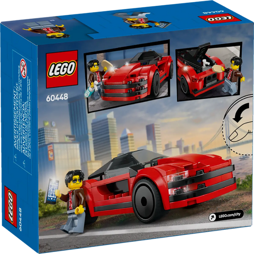 Lego 60448 City Red Sports Car (109 Pieces)-Construction-LEGO-Toycra