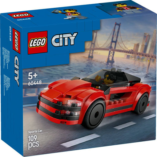 Lego 60448 City Red Sports Car (109 Pieces)-Construction-LEGO-Toycra