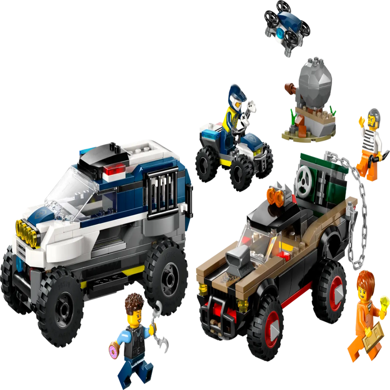 Lego 60449 City Off-Road Police Car Chase (467 Pieces)