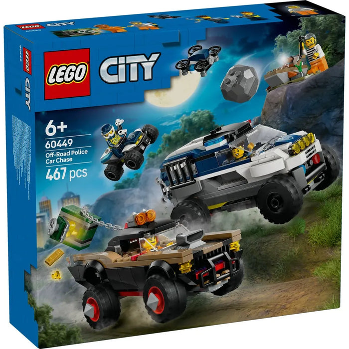 Lego 60449 City Off-Road Police Car Chase (467 Pieces)-Construction-LEGO-Toycra