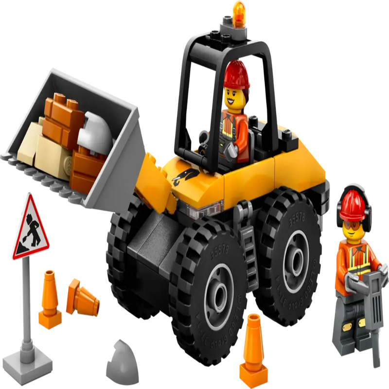 Lego 60450 City Yellow Construction Wheel Loader (81 Pieces)