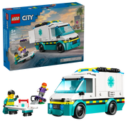 Lego 60451 City Emergency Ambulance (184 Pieces)