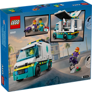 Lego 60451 City Emergency Ambulance (184 Pieces)