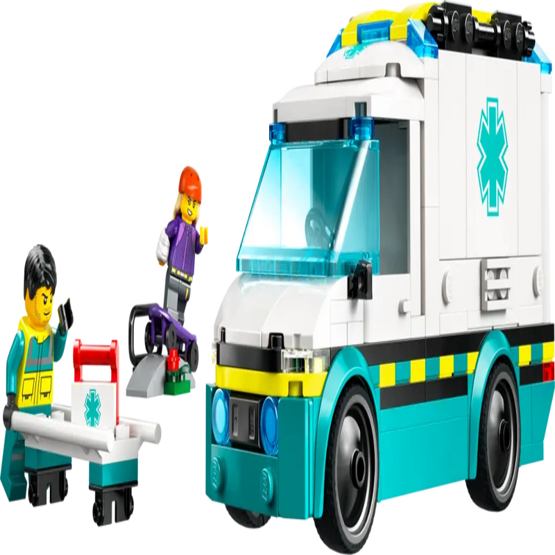 Lego 60451 City Emergency Ambulance (184 Pieces)