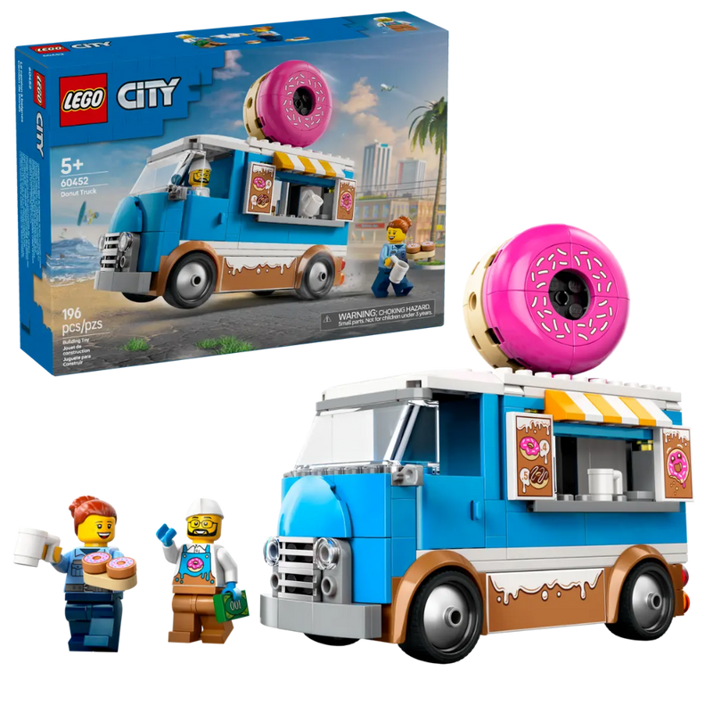 Lego 60452 City Donut Truck (196 Pieces)