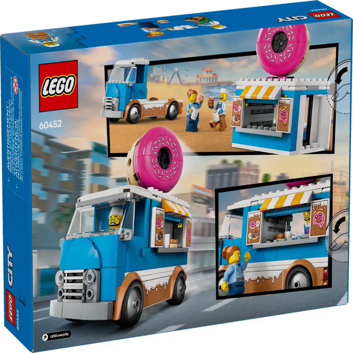 Lego 60452 City Donut Truck (196 Pieces)-Construction-LEGO-Toycra