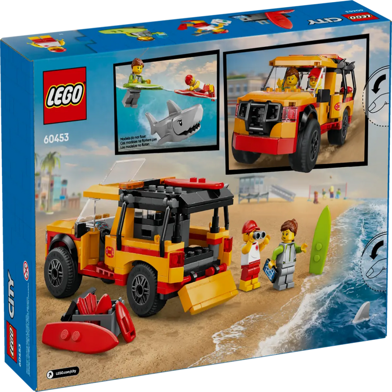 Lego 60453 City Lifeguard Beach Rescue Truck (214 Pieces)