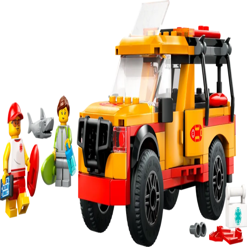 Lego 60453 City Lifeguard Beach Rescue Truck (214 Pieces)