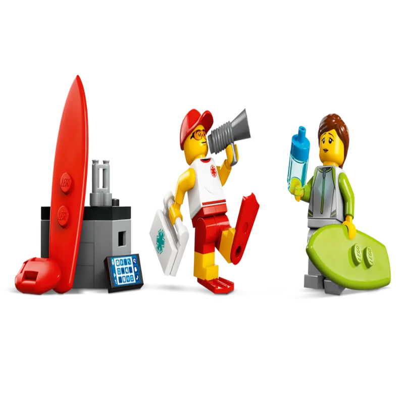 Lego 60453 City Lifeguard Beach Rescue Truck (214 Pieces)