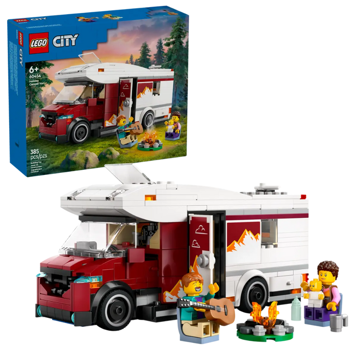 Lego 60454 City Holiday Adventure Camper Van (385 Pieces)-Construction-LEGO-Toycra