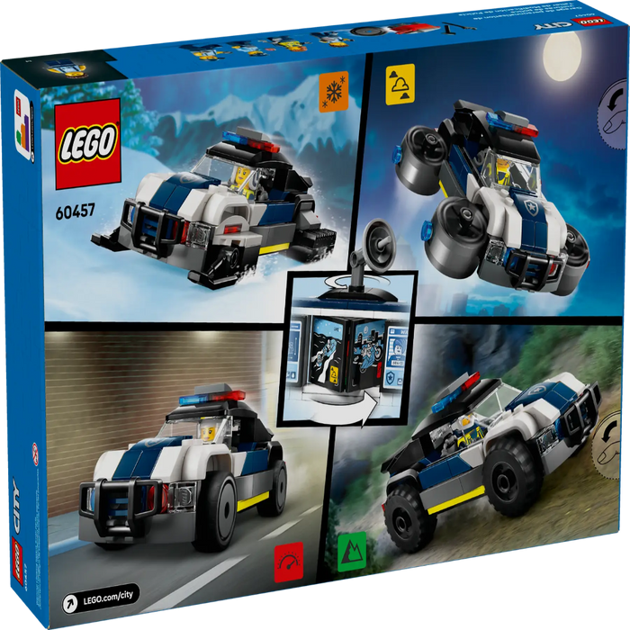 Lego 60457 City Custom Police Car Garage (489 Pieces)-Construction-LEGO-Toycra
