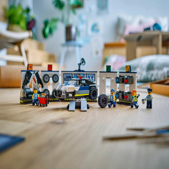Lego 60457 City Custom Police Car Garage (489 Pieces)-Construction-LEGO-Toycra
