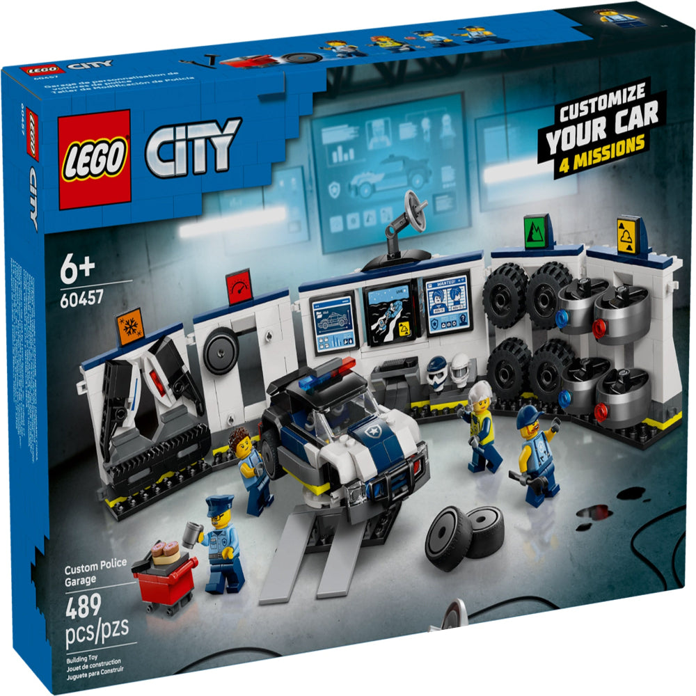 Lego 60457 City Custom Police Car Garage (489 Pieces)